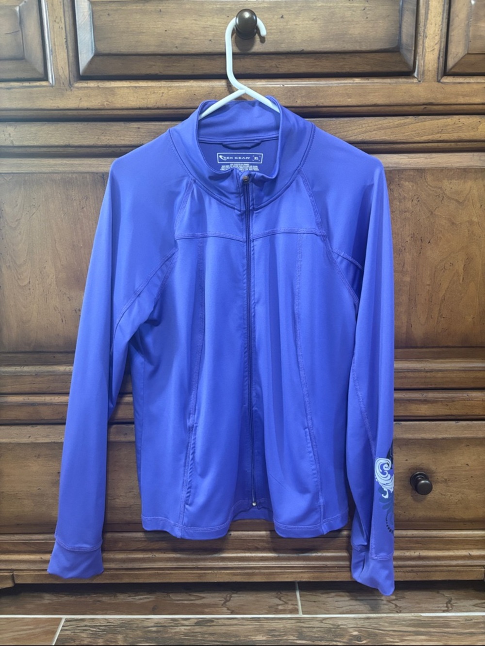 Tek Gear Women's Violet Full-Zip Utility Jacket